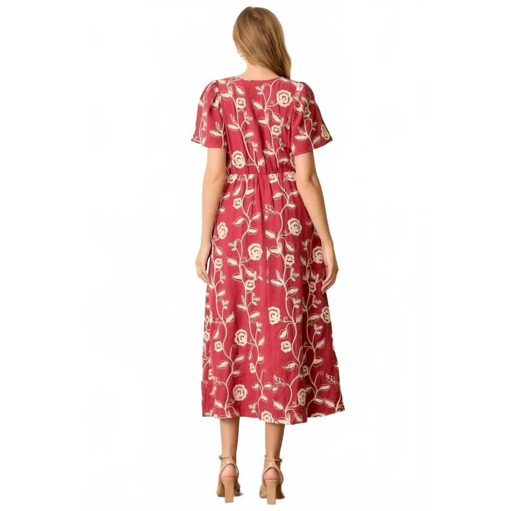 NEW POLAGRAM rothwell dress in berry - Picture 3 of 4